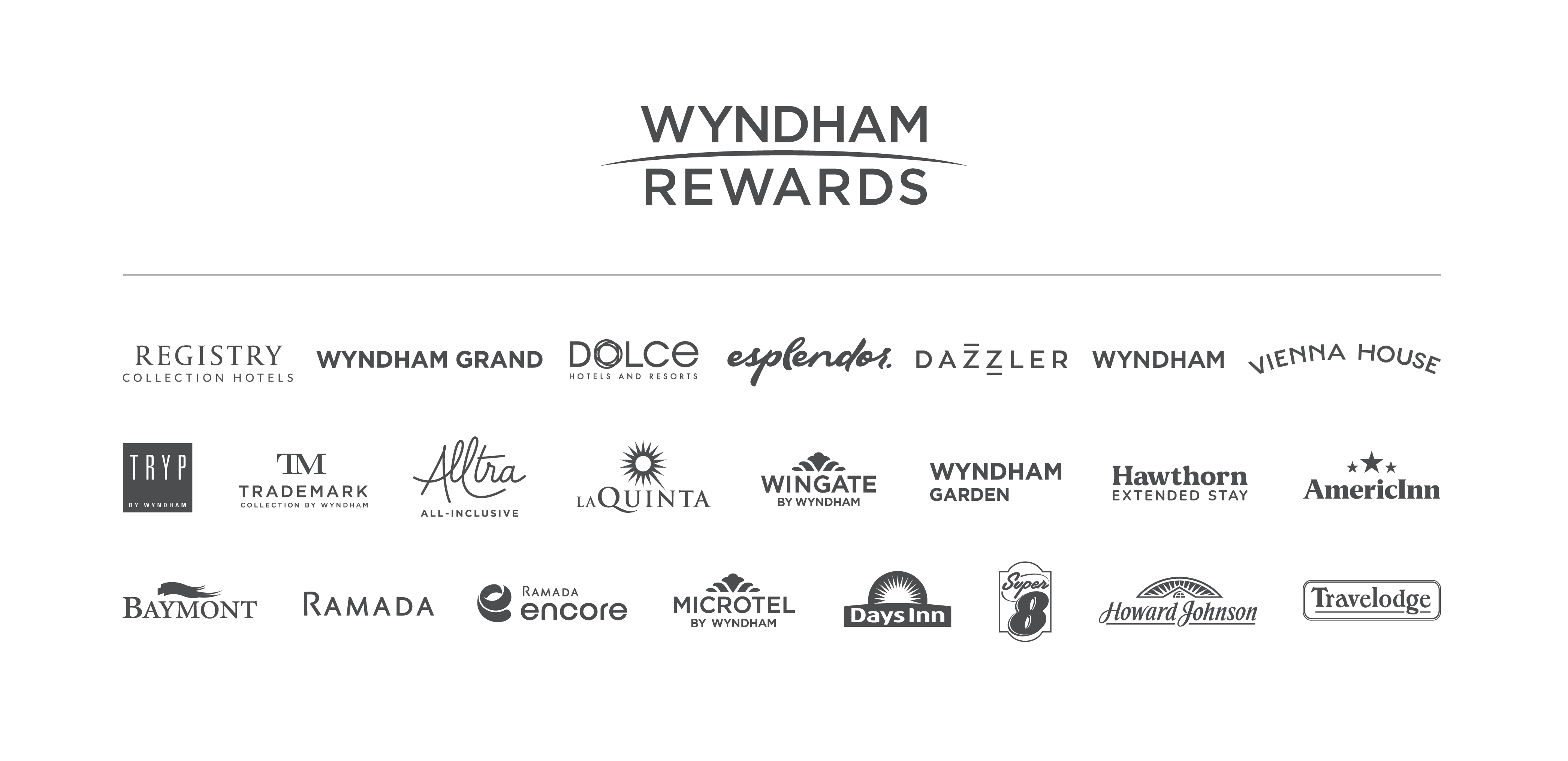 Wyndham Rewards Logo Train